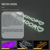 Letrero de Neón Acrílico Personalizado para Interiores y Exteriores, Letrero de Neón Flexible LED, Letrero Luminoso, Letras Iluminadas