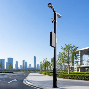 Farola Inteligente Híbrida Solar y Eólica 5G de 60W con Pantalla de Monitoreo para Exteriores y Carreteras Urbanas - Product Image 3