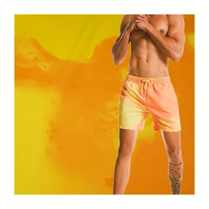 New Fashion Special Polyester Spandex Sun Farbwechsel Bademode Stoff für Badeanzug