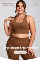 Ensemble de yoga effet seconde peau grande taille 2 pièces haut de gamme, tenue de sport moulante avec poches