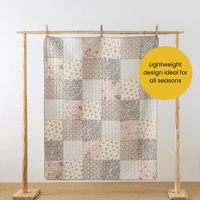 Großhandel Leichtgewichtige Gesteppte Polyester-Decke Digital Bedruckte Sofa-Überwurfdecke Wohndekor