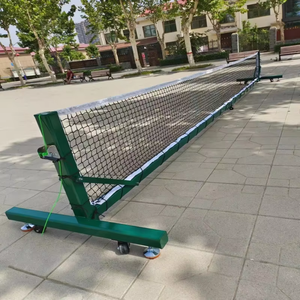 Red de Pickleball de Alta Calidad y Resistencia con Ruedas Portátiles, Altura Reglamentaria para Canchas Interiores, para Entrenamiento y Entretenimiento - Product Image 1