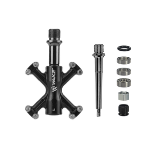 Pedal de bicicleta de carretera WAKE, Pedal plano de bicicleta MTB, <span class=keywords><strong>plataforma</strong></span> ligera de rodamiento sellado de 9/16 "para bicicletas de carretera - Product Image 5