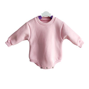<b>Baby</b> autumn and winter Clothing clothes autumn and winter long sleeved <b>baby</b> <b>jumpsuit</b> with plush crawling suit set for warmth - Product Image 5