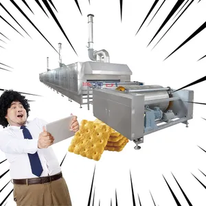 Máquina de fabricación de galletas completamente automática de alta velocidad de producción, máquina automática para hacer macarrones de galletas y galletas