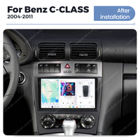 Système autoradio GPS Android intelligent DUDUAUTO, double écran, prise en charge de l'amplificateur audio authentique JBL 360 Cam pour Benz Classe C 2004-2011
