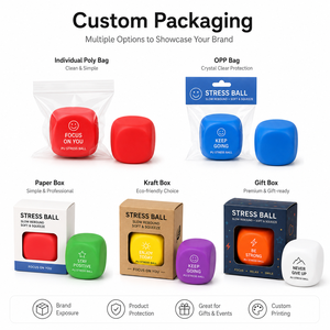 Custom Color Cube Stress Ball Soft PU Foam Square Squeeze <b>Toy</b> for Anxiety Relief Personalized <b>Desk</b> Fidget <b>Toy</b> Bulk Gift - Product Image 5