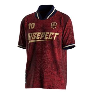 Maillot de football à col montant à séchage rapide, doté d'un tissu extensible léger et anti-humidité, idéal pour les jours de match - Product Image 1