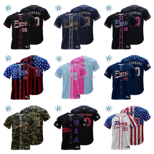 Maglia da Baseball Personalizzata FQ, Traspirante, con Bottoni, per Allenamento, Sublimazione, Uniforme Sportiva per Baseball e Softball - Product Image 6