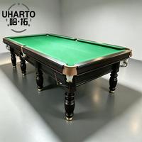 Table de billard russe pleine grandeur de 12 pieds avec surface en marbre pour les divertissements des clubs