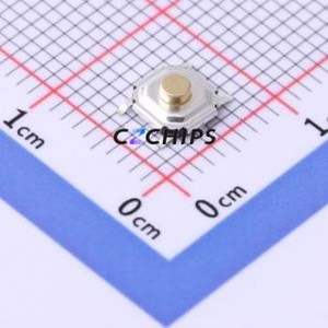 PTS526SPG20SMTR2LFS Tactile Switch SMD Switch ( Operating Force: 3.2N )( Switch Length: 5.2mm )( Switch Width: 5.2mm ) - Product Image 1