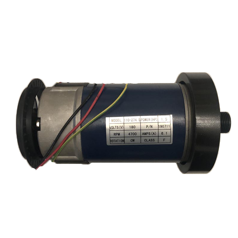 Çin fabrika DC koşu bandı motoru ile 1.5HP/1118W 180V 4500RPM