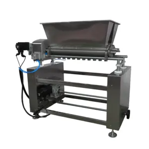 Máquina automática de fabricación de pasteles, máquina para hornear rosquillas, dos colores