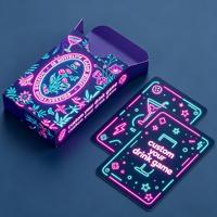 Impression personnalisée de cartes de jeu en papier pour boissons |   Jeu de cartes amusant pour adultes, idéal pour les cadeaux de fête et les promotions