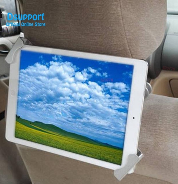 Anti-Theft Car Back Seat Tablet Mount Metal PC Stand for 10.1-13 Inch Tablets