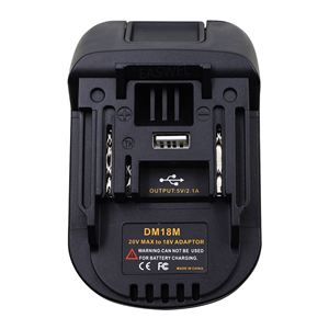 Nouvel <span class=keywords><strong>adaptateur</strong></span> de batterie USB <span class=keywords><strong>20V</strong></span> pour <span class=keywords><strong>Dewalt</strong></span> DCB200 DCB200 DCB205 M18 convertir en <span class=keywords><strong>18V</strong></span> BL1830 BL1840 BL1850 - Product Image 5