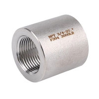 Raccord à sertir haute pression en acier inoxydable 304/304L/316/316L, connexion filetée 1/8"-4", forgé et usiné CNC