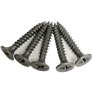 Twin Fast Thread Black Or Gray Phosphated Drywall Screws