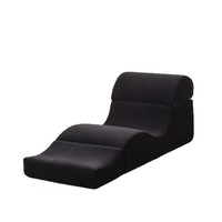 Grenzüberschreitender Erwachsenen-Yoga-Liegestuhl: Modernes, minimalistisches Design, tragbares, dreifach faltbares Stoffsofa mit Kompressionsschaumstoff für Inversionsübungen