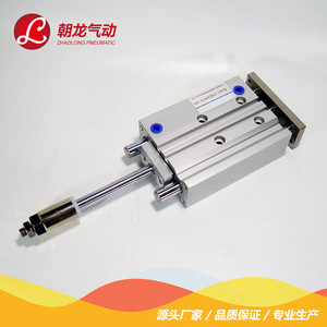 กระบอกลมปรับได้สามแกน Zhaolong Pneumatic รุ่น Tcmj40x20 25 30 40 50 75 100 150 200 50 ตัวกระบอกทำจากอะลูมิเนียม พร้อมเกลียวเชื่อมต่อ - Product Image 4