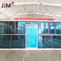 Maison conteneur pliable extensible JJM Luxury 20FT, maison préfabriquée modulaire moderne pour usage scolaire