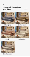 Luxuriöses Weiches Chenille-Biscuit-Sofa Modulares Ecksofa Atmungsaktiver Stoff Wohnzimmermöbel für B2B-Beschaffung