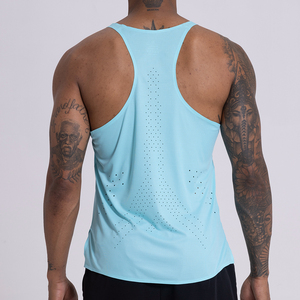 Ropa Deportiva Informal para Hombre, Chaleco Deportivo sin Costuras de Secado Rápido, Camiseta sin Mangas con Cintas Adhesivas para Gimnasio, para Correr, Entrenamiento, Maratón, Ligera - Product Image 3