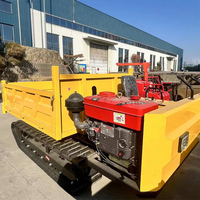 Véhicule de transport sur chenilles tout-terrain chargeur benne amphibie petit véhicule à chenilles à vendre