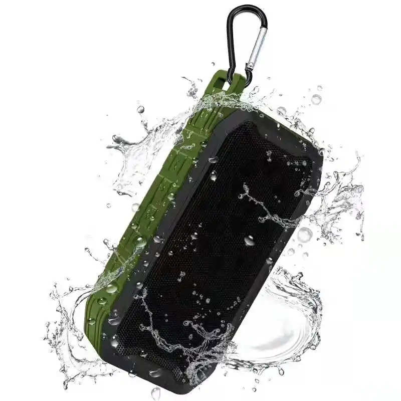 Waterproof speaker fabric Mini Portable subwoofer Speaker Round Fabric Outdoor Audio shower wireless speaker