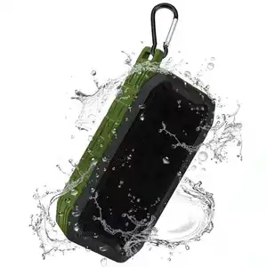 Su geçirmez hoparlör kumaş Mini taşınabilir subwoofer hoparlör yuvarlak kumaş açık ses duş kablosuz hoparlör