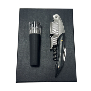 Ensemble ouvre-bouteille et <span class=keywords><strong>bouchon</strong></span> à vide de qualité supérieure, tire-<span class=keywords><strong>bouchon</strong></span> <span class=keywords><strong>en</strong></span> métal durable, <span class=keywords><strong>bouchon</strong></span> de conservation du vin hermétique réutilisable, cadeau idéal - Product Image 2