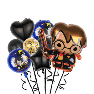 Ensemble de ballons de personnage de dessin animé pour fête d'<span class=keywords><strong>anniversaire</strong></span> d'enfants, ballons en film d'aluminium - Product Image 6