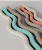 Barre de musculation en silicone durable avec logo personnalisé, antidérapante, écologique, 15 lb, pour la musculation à domicile