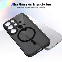 Coque de protection magnétique fine et mate en PC avec recharge sans fil pour Samsung Galaxy S26 Ultra S25 Plus S24 S23 S22 S25 FE