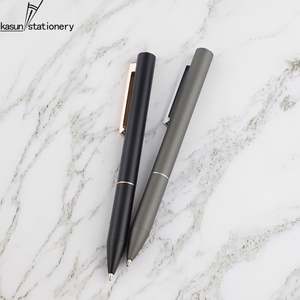 Stylo à bille de luxe en métal noir mat de haute qualité pour hôtel, personnalisable pour tous les sports, stylo promotionnel avec boîte - Product Image 3