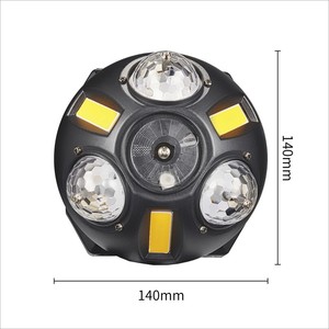 スモールプラネット3in1LEDマジックボールエフェクトレーザーステージライトポータブルディスコDJKTVナイトクラブバーミュージックフェスティバルリモコン - Product Image 5