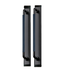 Poignée <span class=keywords><strong>de</strong></span> porte carrée moderne en cuivre doré mat noir, en laiton massif moleté, pour armoire <span class=keywords><strong>de</strong></span> hôtel - Product Image 1