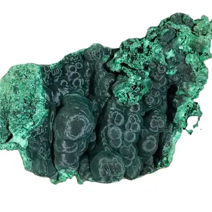자연적인 익지않는 무기물 견본 공작석 돌 도매 녹색 원석 공작석 거친
