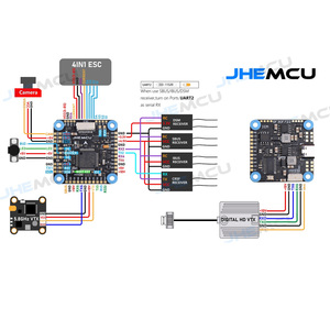Control de Vuelo Original JHEMCU GF30F722-ICM F7, Doble BEC 10V, OSD HD, Entrada 3-8S, 30X30mm, para Drones HD, Piezas DIY - Product Image 4