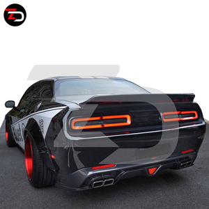 Vente flash Kit carrosserie style ZD pour <span class=keywords><strong>Dodge</strong></span> Challenger <span class=keywords><strong>Hellcat</strong></span> de 2015 à 2020 avec diffuseur arrière en carbone Aileron de coffre - Product Image 5