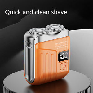 Mini <span class=keywords><strong>Rasoir</strong></span> à Barbe Puissant à Tête de Coupe Magnétique Amovible, Fonctionnant sur Piles pour Homme, pour la Maison et les Voyages R19 - Product Image 5