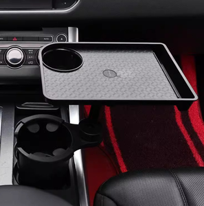 Organizador de Asiento de Coche con Portavasos, Rotación de 360°, Bandeja de Viaje para Niños, Organizador de Aperitivos, Bandeja de Viaje para Asiento de Coche, Soporte para Teléfono - Product Image 3