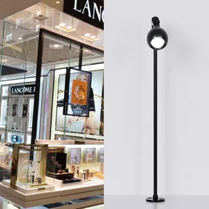 LED takı sayaç spot 3W kutup sergi salonu ayarlanabilir açı takı cam kapı kolu ve tokmağı takı ekran ışığı
