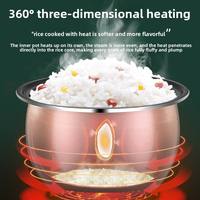 Autocuiseur Électrique Portable de Haute Qualité 5L pour la Maison, avec Fonction Maintien au Chaud et Ébullition à Sec, Idéal pour Dortoir et Usage Domestique