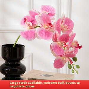 Rama de Orquídea Artificial Grande Hecha a Mano de Alta Calidad, Flor Realista y Sedosa para Decoración de Bodas, Día de la Madre, Pascua y Navidad - Product Image 4