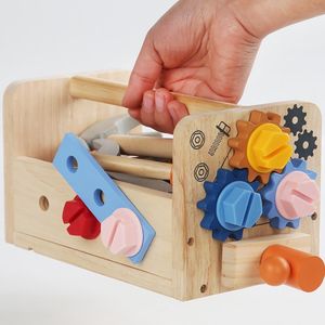 HOYE artisanat <span class=keywords><strong>établi</strong></span> en bois Simulation démontage jouet enfants jeu de rôle boîte à <span class=keywords><strong>outils</strong></span> jouet - Product Image 2