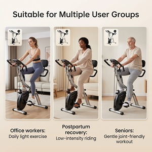 Riemengetriebenes Magnetwiderstands-Heimtrainer mit Bildschirm für Indoor-Training - Product Image 6