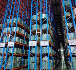 מדפי אחסון תעשייתיים מסוג פלט-רק, 5 מדפים מתכווננים מפלדה Q235, בעלי תו תקן CE, קיבולת אחסון 800-5000 ק\\\"ג - Product Image 5