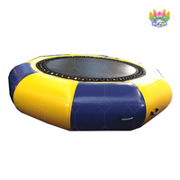 Trampoline aquatique gonflable en PVC robuste et durable, plateforme de saut gonflable pour lac