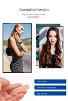 Écrans muraux capacitifs d'intérieur numériques de 43 pouces Wifi USB Android Ad Player Affichage publicitaire LCD en gros